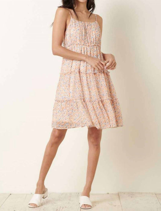 Mittoshop - Ditsy Flower Tier Mini Dress