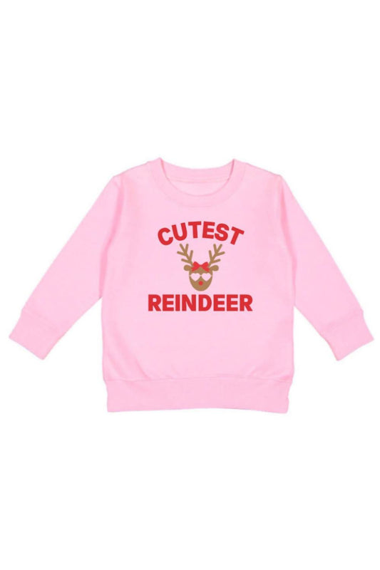 Sweet Wink - Cutest Reindeer Sweatshirt