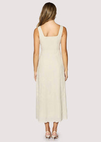 LOST + WANDER Springtide Charm Maxi Dress in white - women's dress - detail view