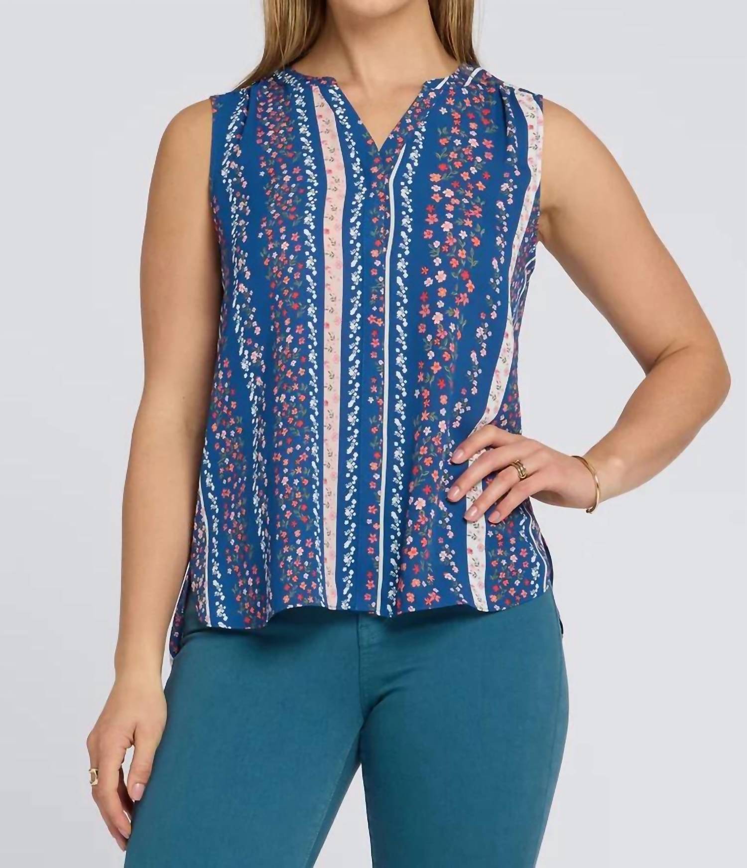 Nydj - Sleeveless Pintuck Top
