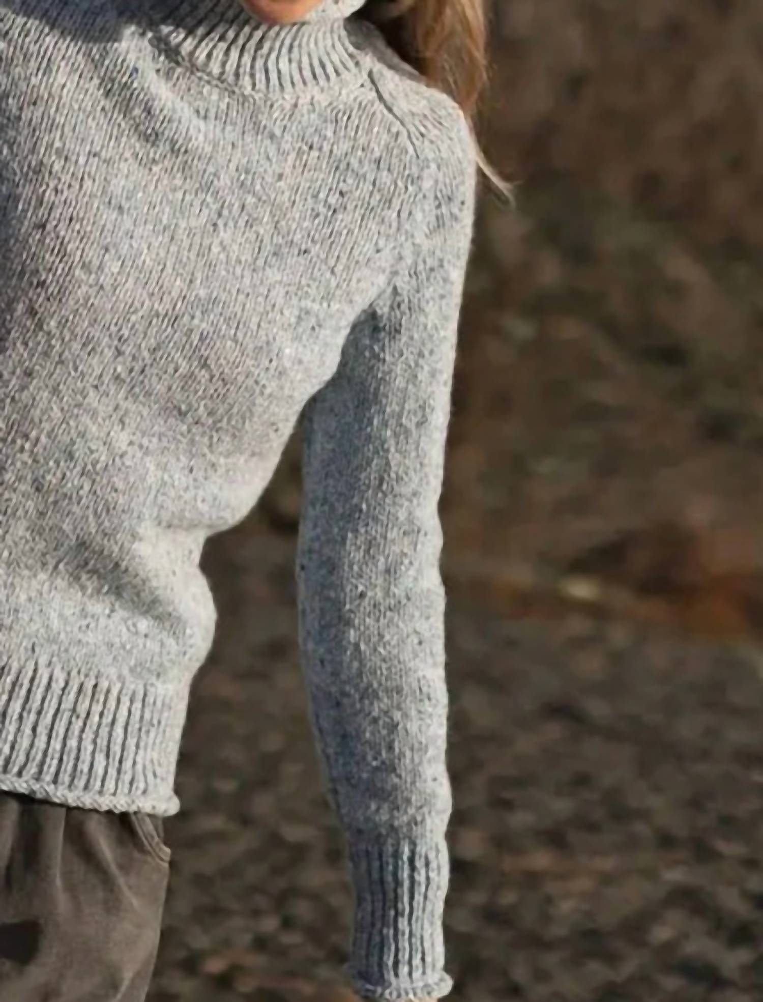 Fisherman Out Of Ireland - Wool Turtleneck Sweater