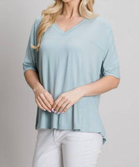 Allie Rose - V-neck Blouse