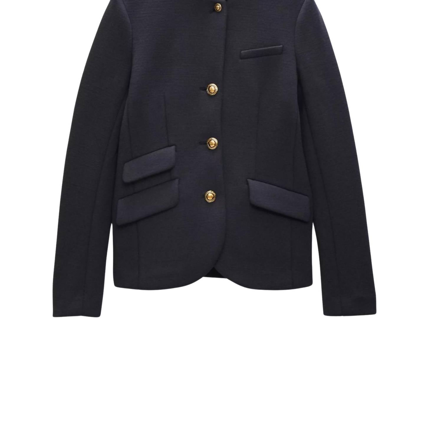 Rag & Bone Slade Textured Knit Blazer in salute - women's jacket - view 4