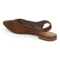 Bruno Menegatti - Women's Sandra Crochet Flat Slingbacks