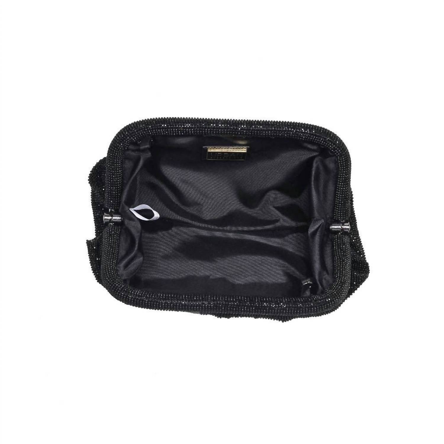 Urban Expressions Women's Irina Crystal Rhinestone Evening Bag in black - women's bag - alternate view