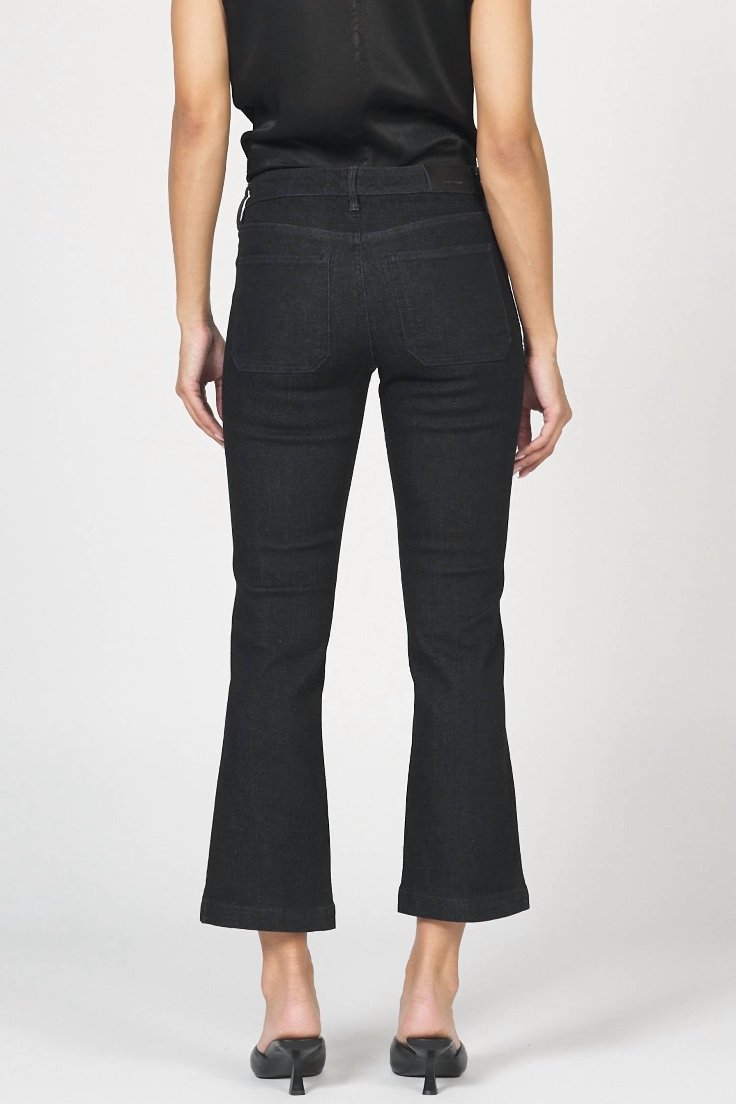 DEAR JOHN DENIM Jeanne Mid Rise Jeans in black - women's jeans - detail view
