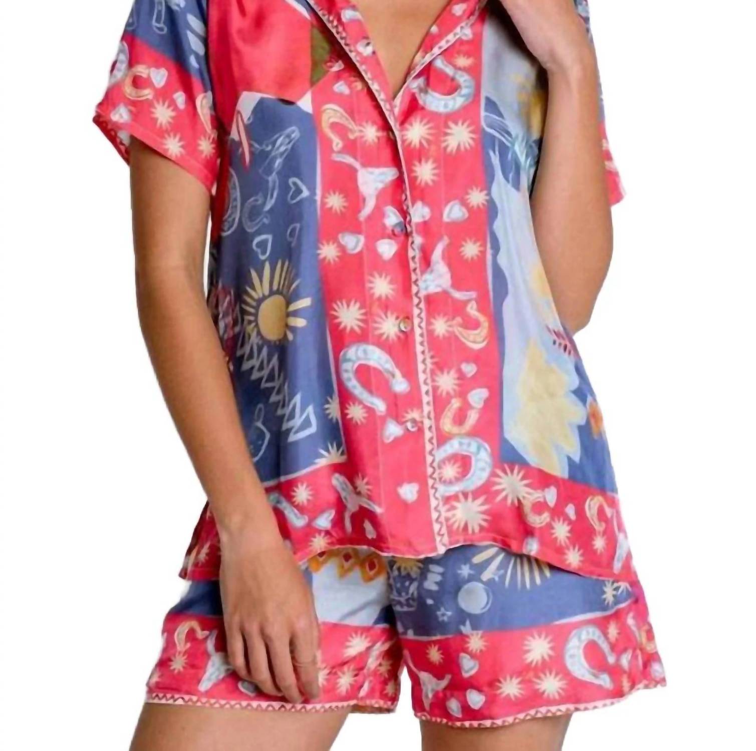 Johnny Was KELIAH SHIRT in liberty scarf - women's blouse