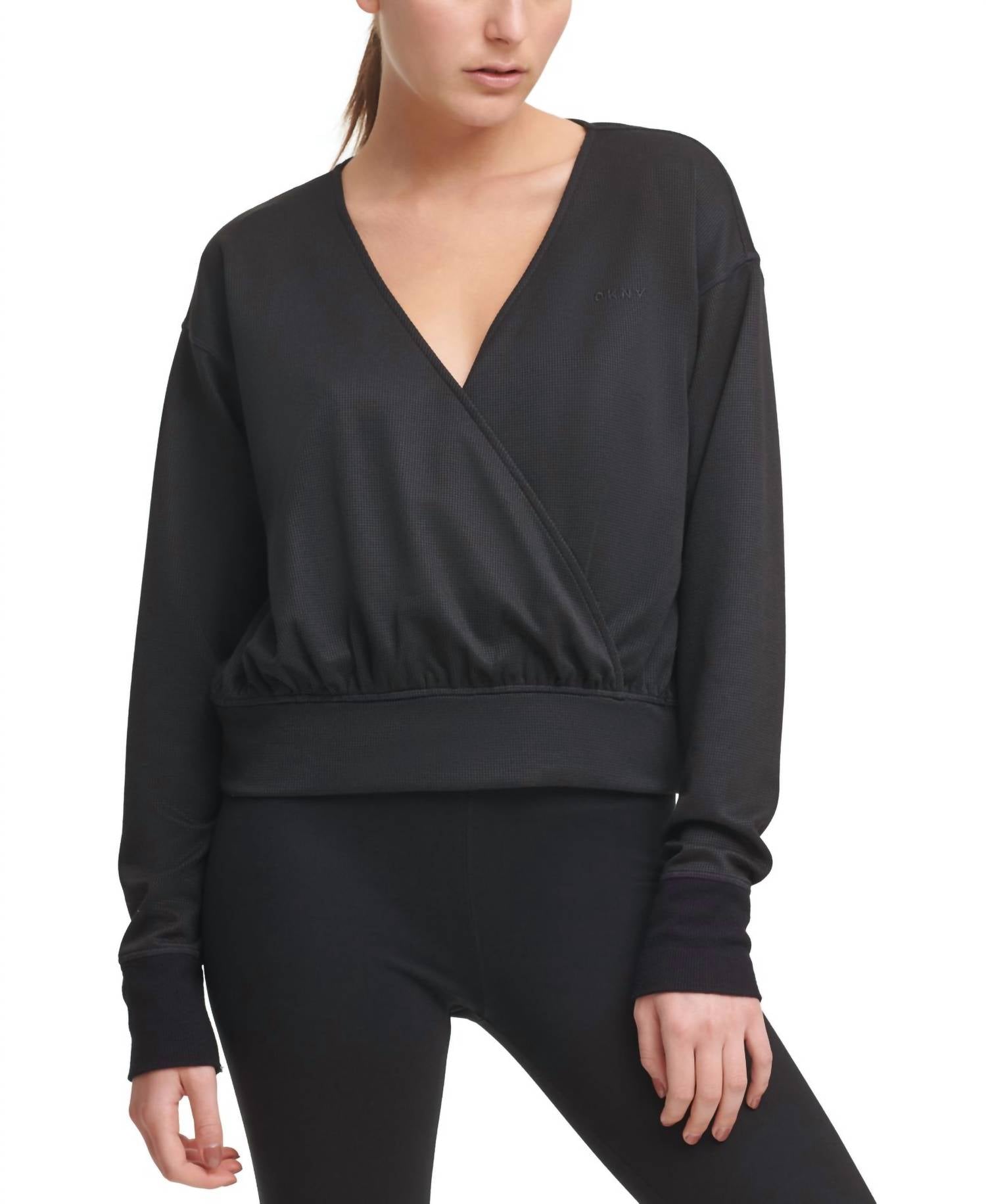 Dkny - Waffle Knit Pullover
