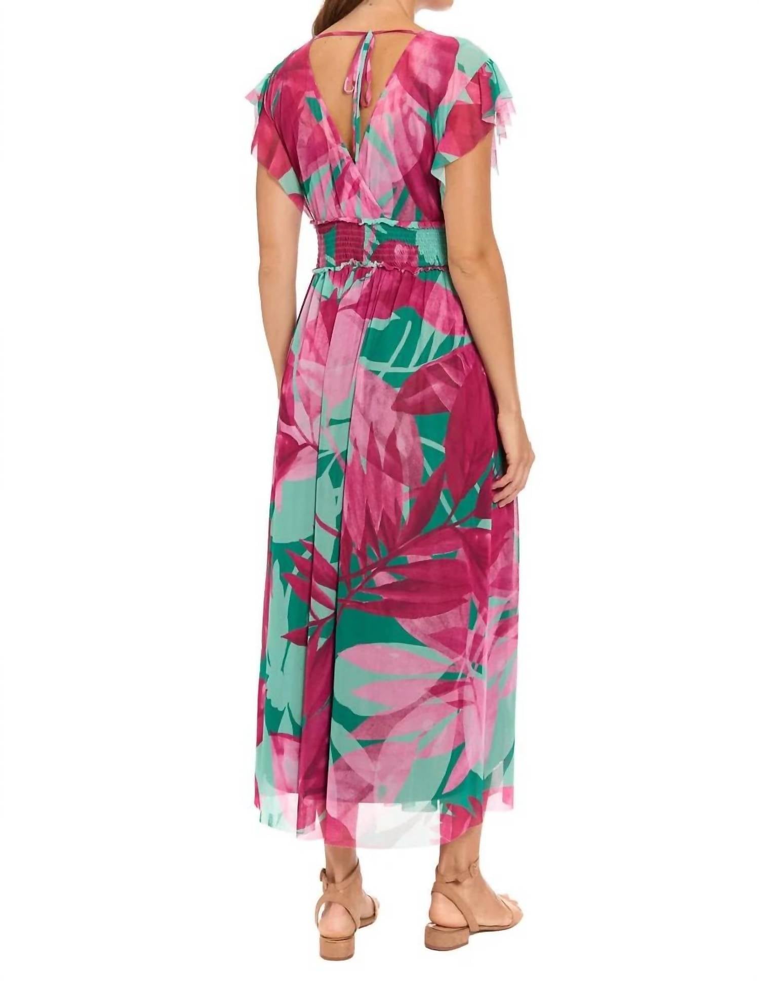 London Times - Women's Tropical Maxi Dress