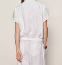 Sanctuary - Everly Linen Bomber Jacket