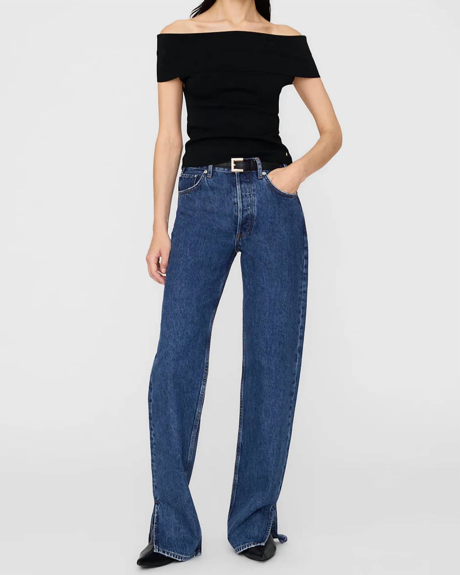 Anine Bing - Francis Off-the-shoulder Top