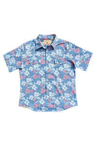 Western Aloha - Men's Tahitian Pareu Short Sleeve Polo
