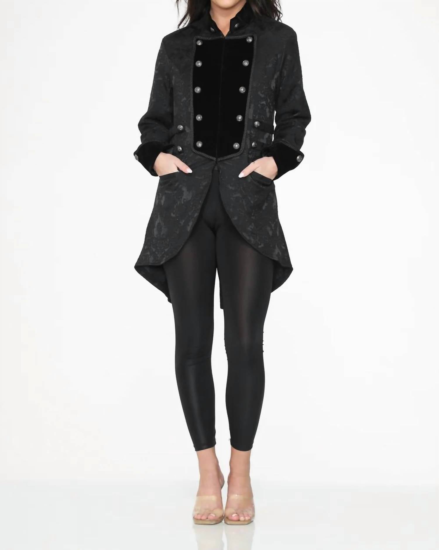 Orchid Bloom - Brocade Pirate Coat