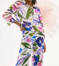 Joseph Ribkoff - Floral Buttoned Casual Jacket
