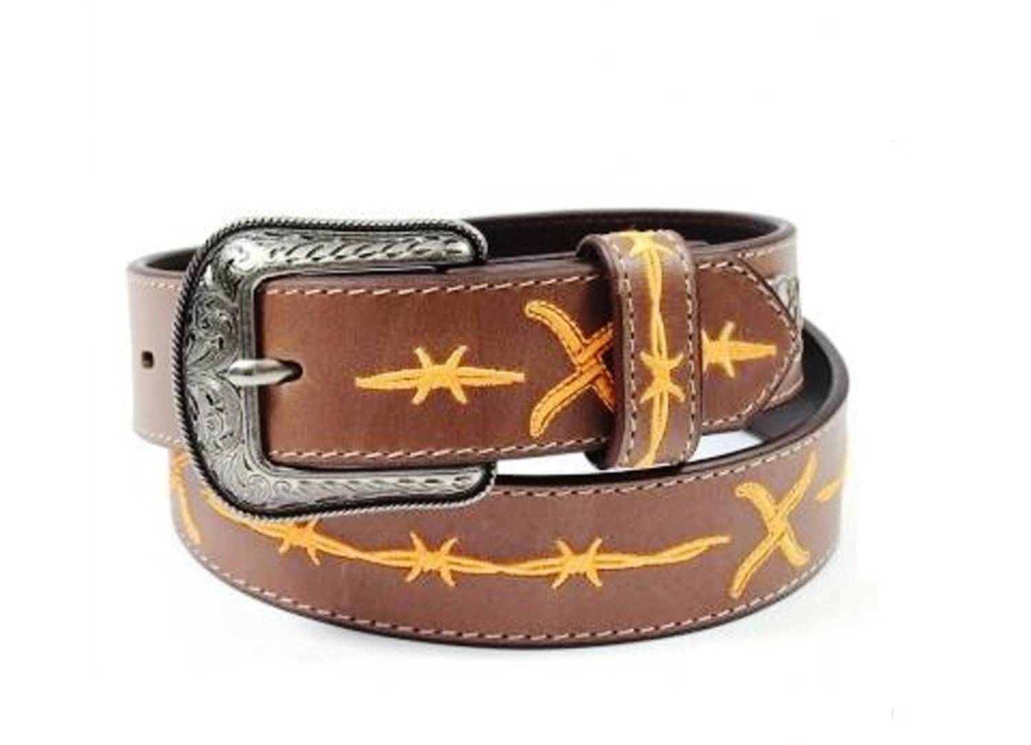 Twisted X - Men's Leather Logo Belt