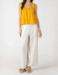 Dex - Embroidered Lace Trim Tank