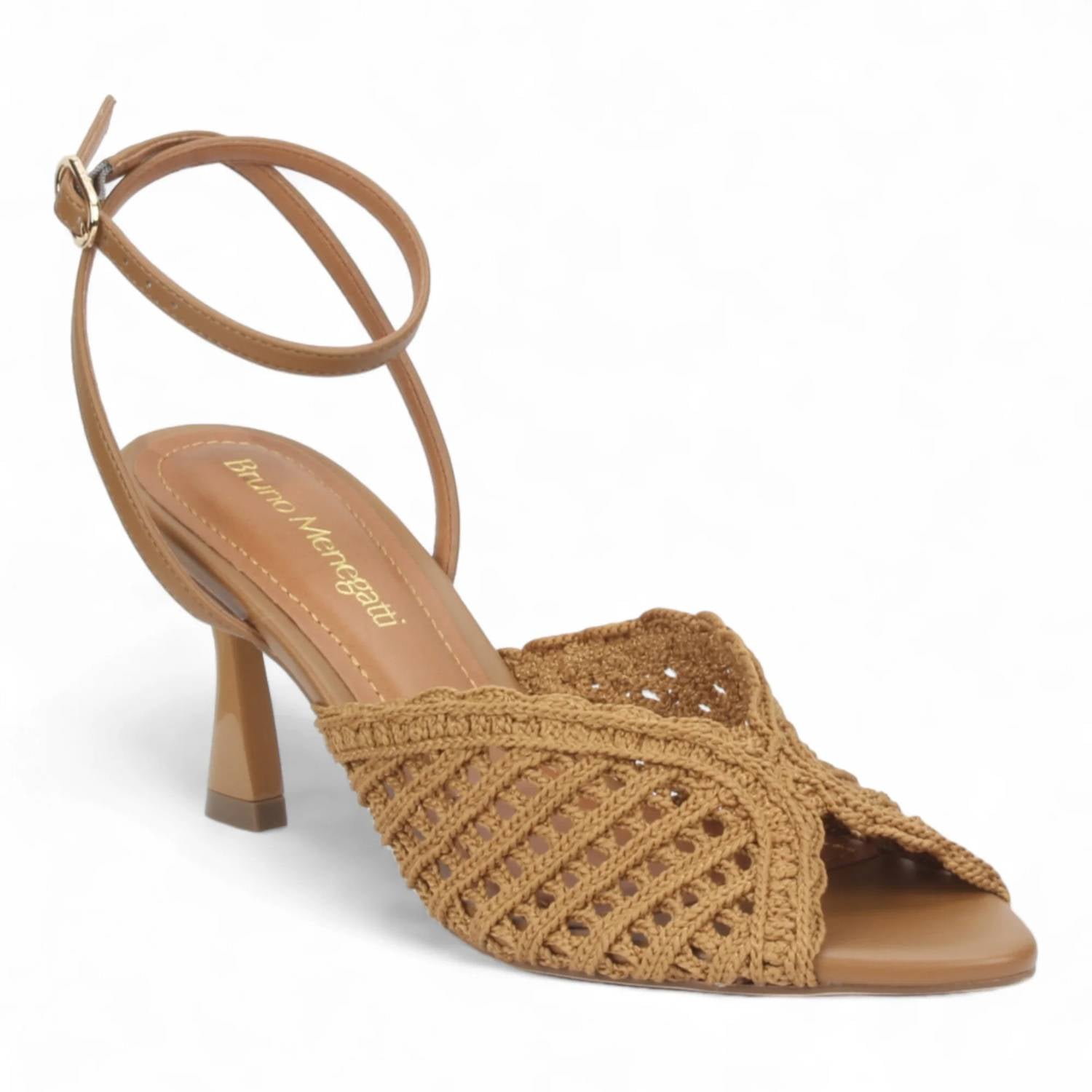 Bruno Menegatti - Women's Ankle Strap Crochet Sandal