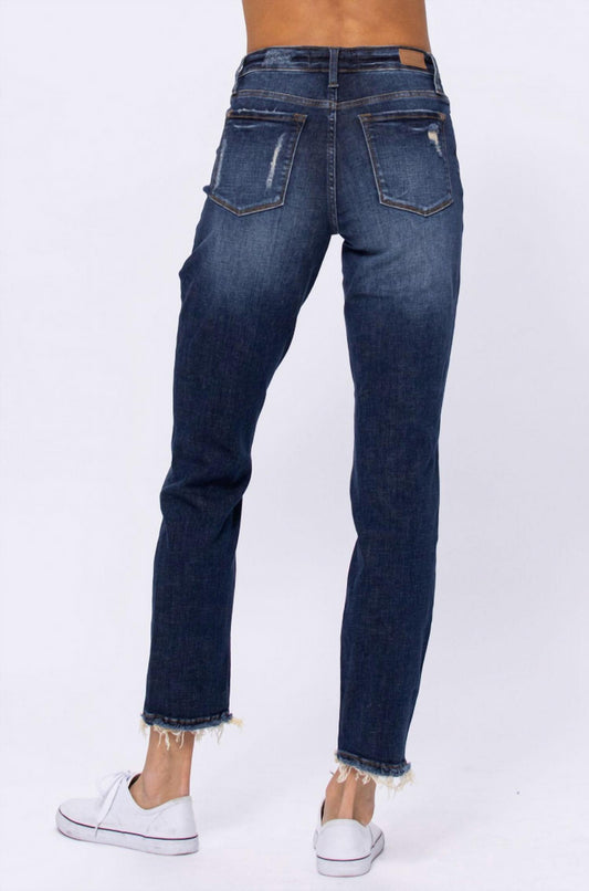 Judy Blue - Mid-rise Destroyed Boyfriend Jean