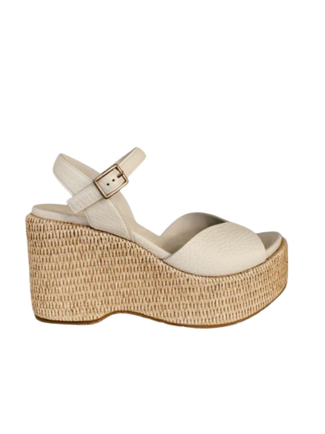 pedro garcia Women's Doina Heel in basmati - women's sandal