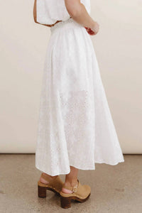 Blu Pepper - Bridget Eyelet Skirt