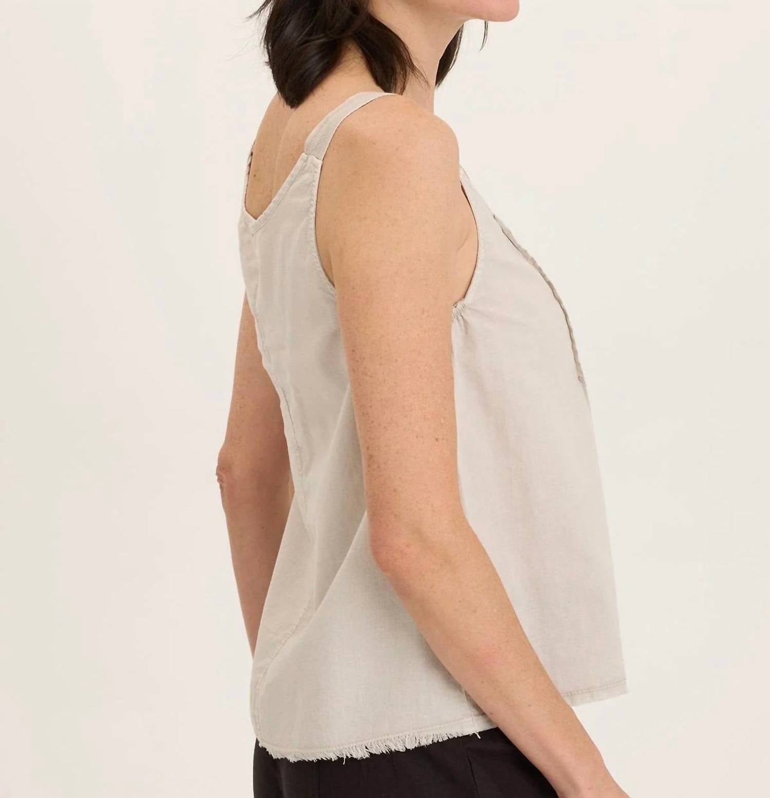 Xcvi - Shawnee Linen Billowy Tank Top