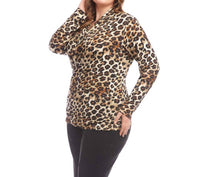 Karen Kane - Long Sleeve Crossover Side-shirred Top - Plus