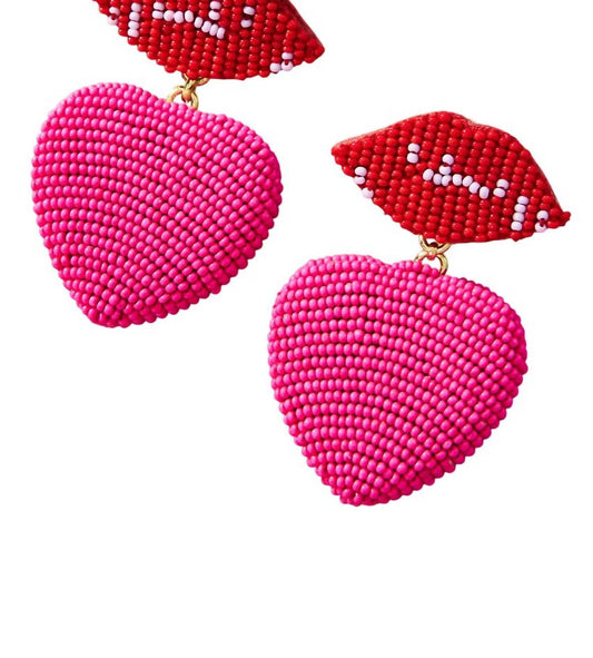Mignonne Gavigan - Kiss Kiss Beaded Drop Earrings