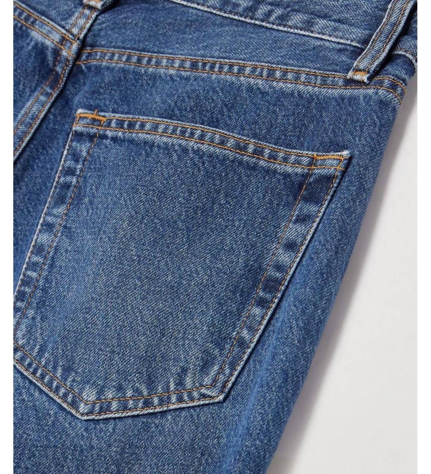 FRAME Lax Distressed High Rise Flared Jeans in antidote - women's jeans - view 5