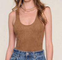 heartloom Lisbeth Bodysuit in brown - women's shirt