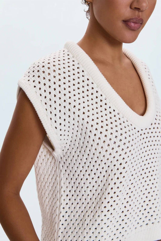 Pistola - Beck Open Knit Cropped Sweater