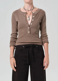 Citizens Of Humanity - Varra Long Sleeve Henley Tee
