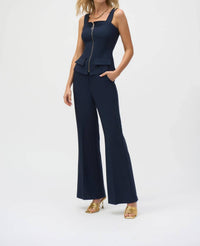 Joseph Ribkoff - Zip Front Luxe Twill Bustier Top
