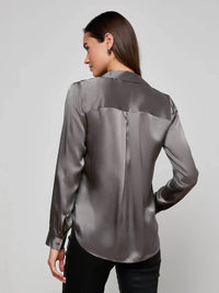 L'Agence - Tyler Long Sleeve Blouse