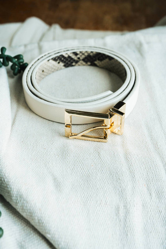 Laurel And Gold - Women's Snake Reversible Belt