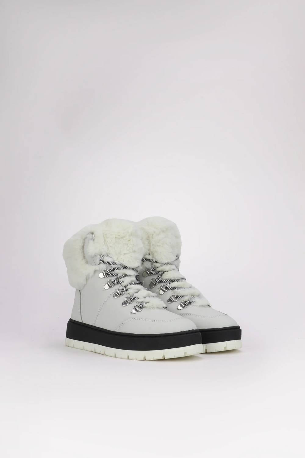Pajar - Women's Chalet Faux Fur Trimmed Leather Boots