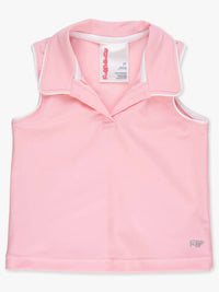 Rufflebutts - Girl's Sleeveless Polo Active Top