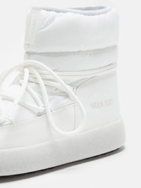 Moon Boot Unisex Light Low Nylon Snow Boots in white - women's shoe - view 4