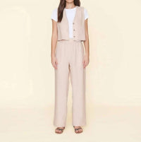 XIRENA ATTICUS PANT in sugarcane - women's pants - detail view