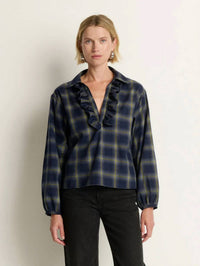 Nation Ltd - Beckett Ruffle Neck Blouse