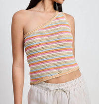 Le Lis - Kelly One Shoulder Crochet Top