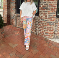 Anniewear - Summer Patchwork Wide Leg Jeans