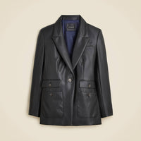J.Crew - Vivienne Faux Leather Blazer Jacket