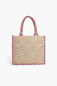 America & Beyond - Crab Shell Embelished Tote Bag