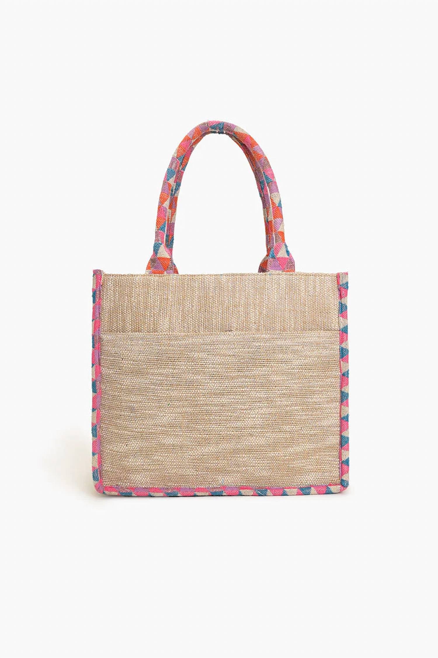 America & Beyond - Crab Shell Embelished Tote Bag