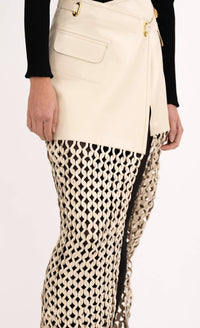Nonchalant Label Kallan Maxi Skirt in creme - women's skirt - view 6