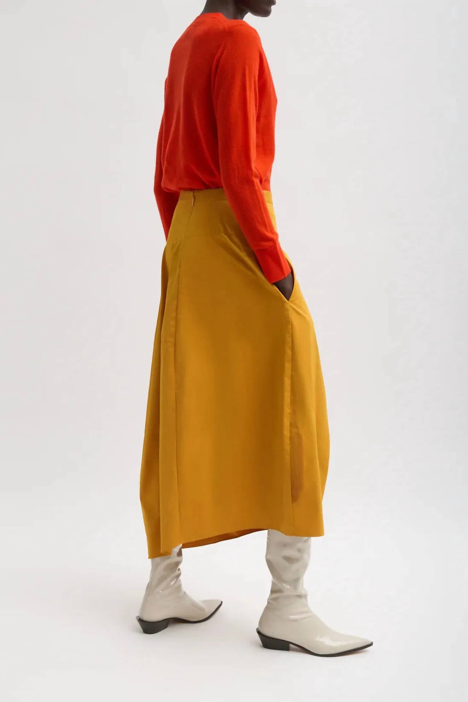 Tibi - Skinlike Mercerized Wool V-neck Shrunken Cardigan