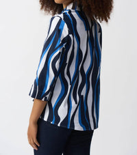 Joseph Ribkoff - Abstract Print Trapeze Top