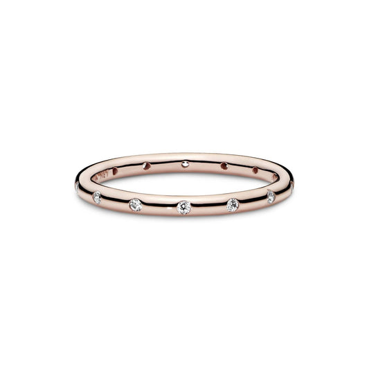 Pandora - Women's Simple Sparkling Band Ring