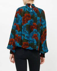 Oliphant - Smocked High Neck Blouse