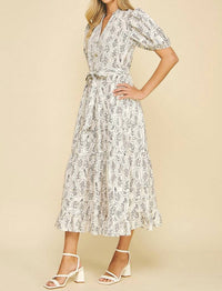 Pinch - Dakoda Print Midi Dress